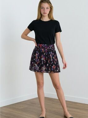 ✨American Eagle | Floral Pleated Women's Skirt | Y2K | Floral | Size 2 | Mini